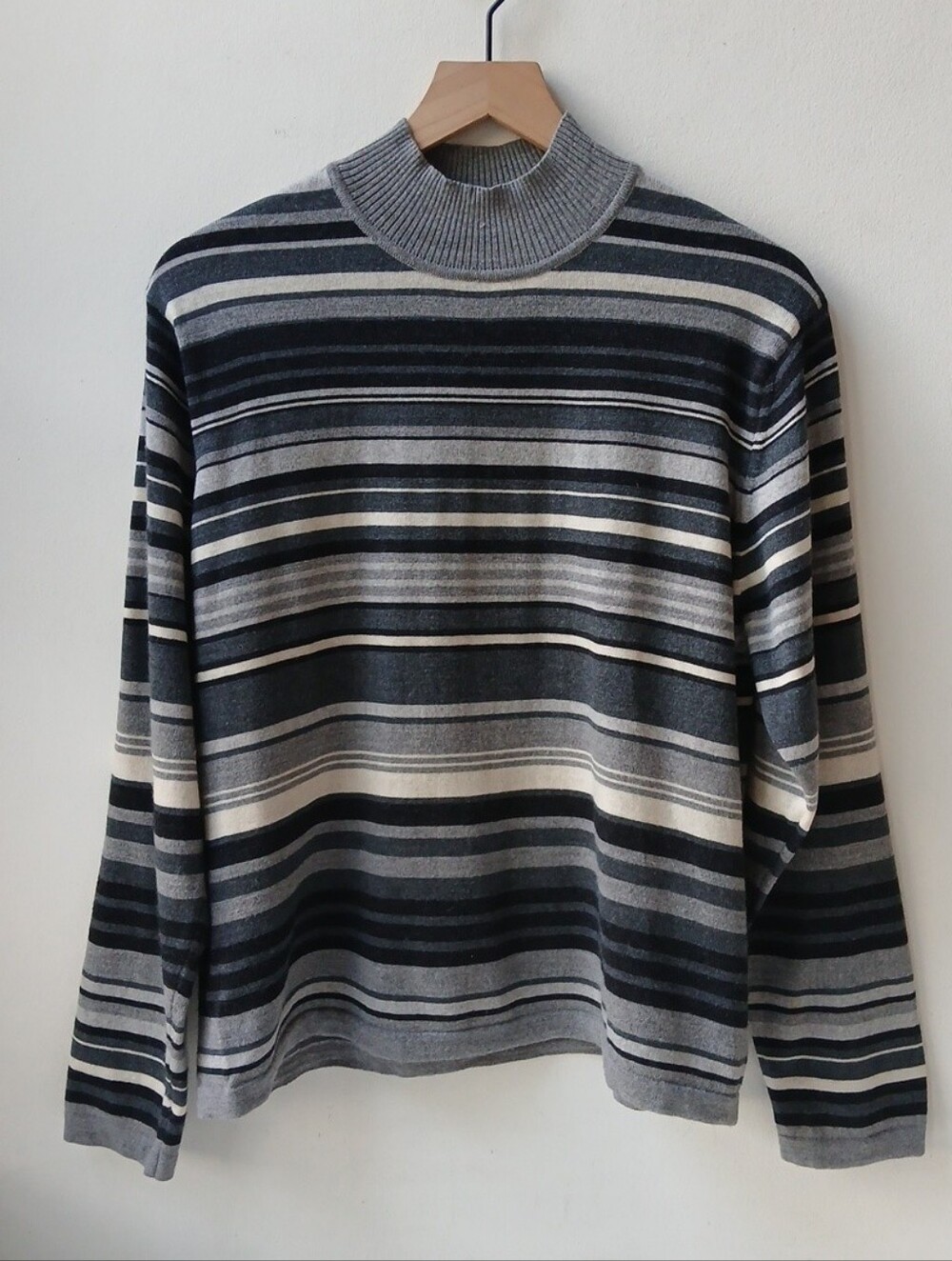 Talbots 100% Merino Wool Mock Neck Sweater Women's XL
